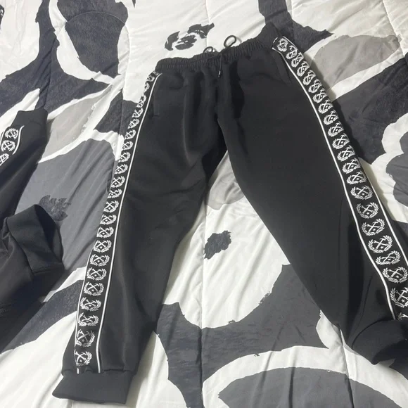 Dixxon Black Zip-Up Jacket and pants with Logo Accents - Picture 5 of 8